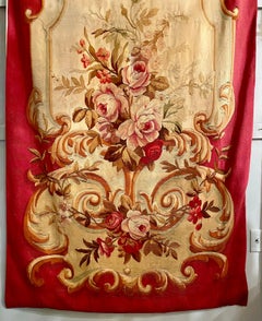 Antique 19th Century French Aubusson Tapestry, CIRCA 1860.