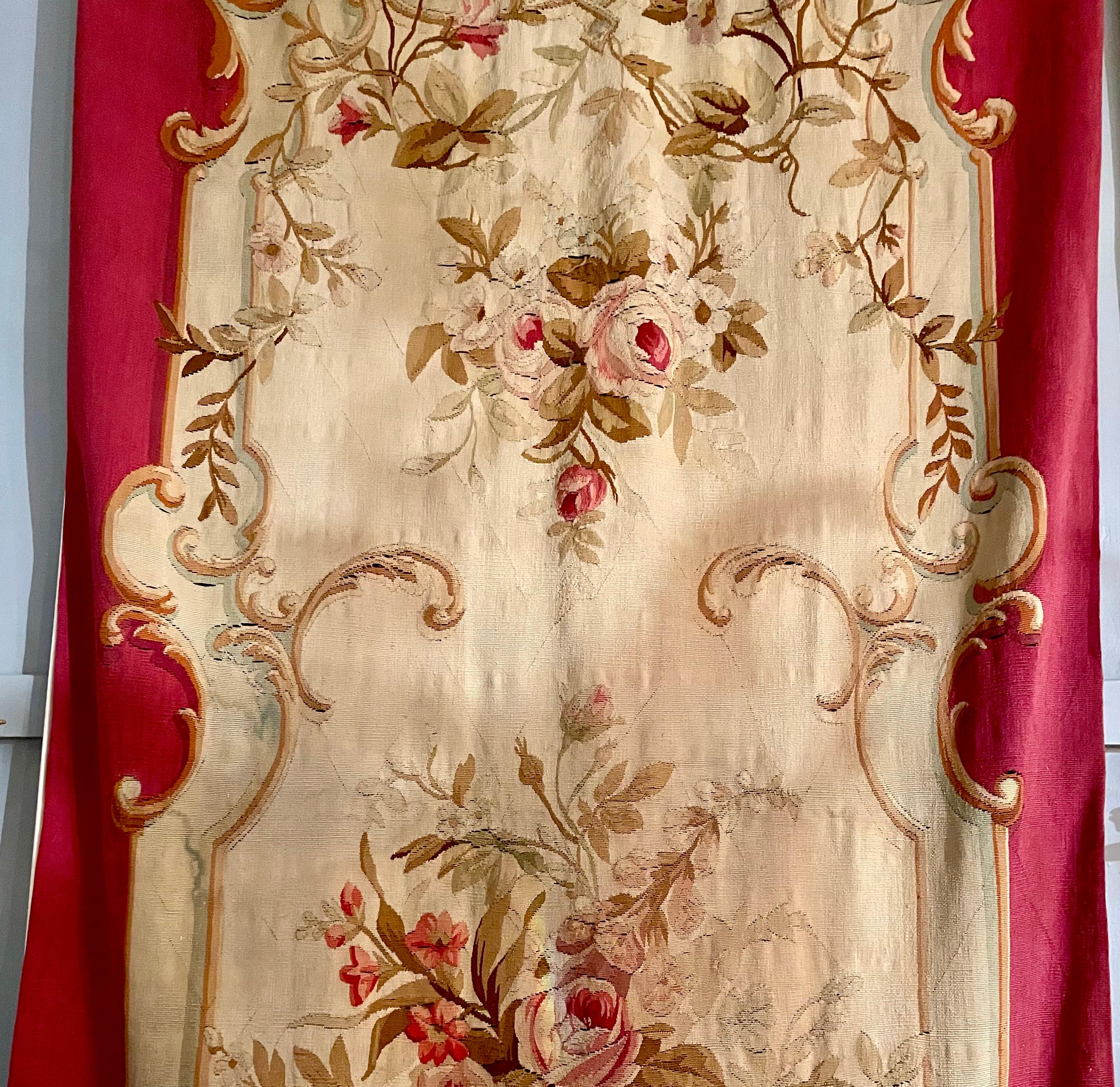 Antiguo Tapiz de Aubusson Francés del Siglo XIX, Circa 1860. siglo XIX en venta