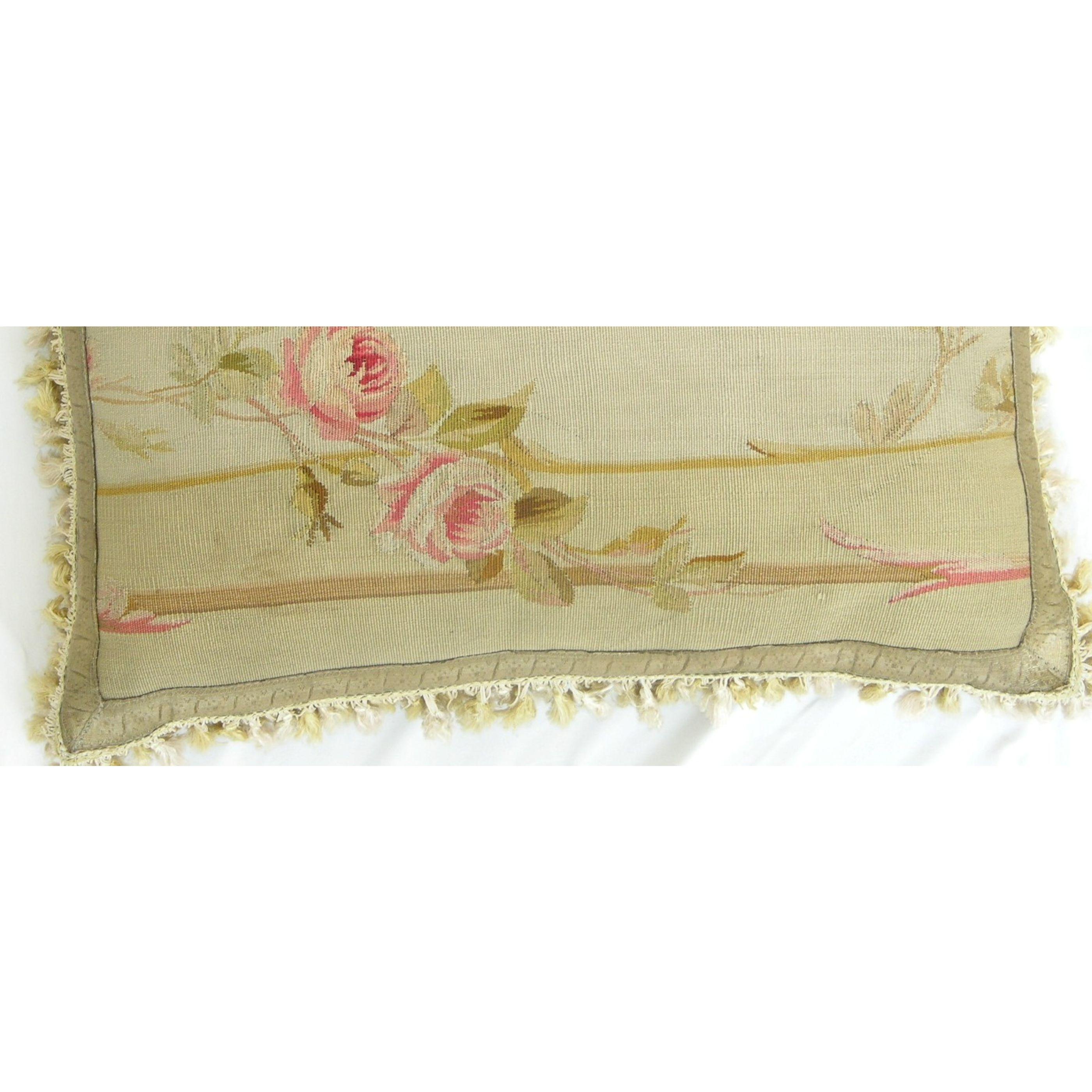 Francese Cuscino ad arazzo Aubusson francese del XIX secolo in vendita