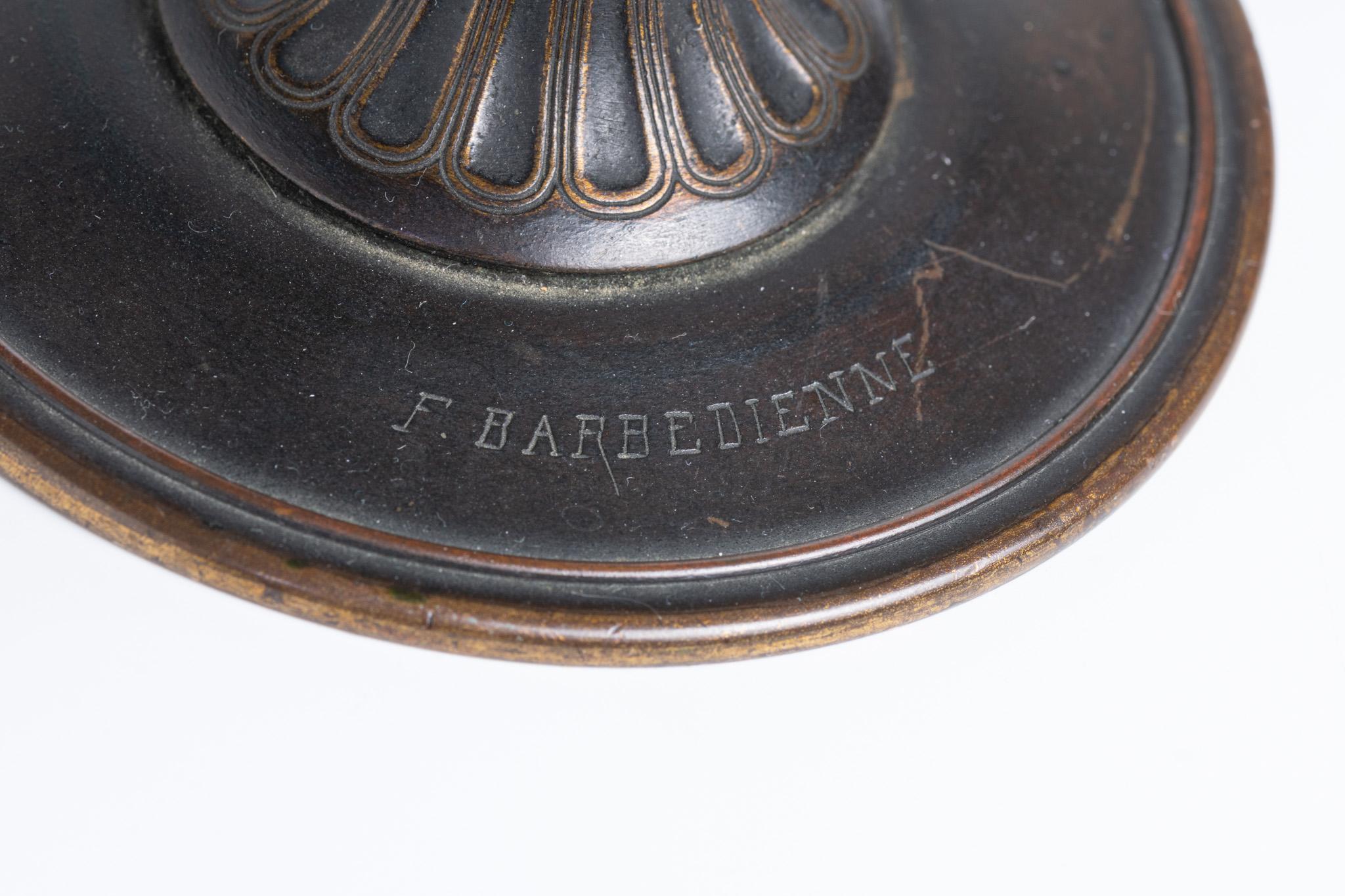 Antike französische Bronzeschale aus dem 19. Jahrhundert von Ferdinand Barbedienne im Angebot 6