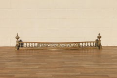 Antique 19th Century French Bronze Fireplace Fender