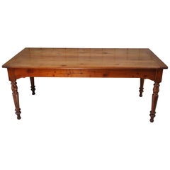 Antique 19th Century French Cherrywood Table