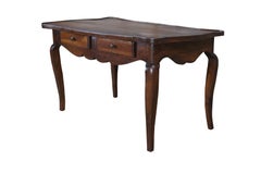 Antique 19th Century French Country Provincial Serpentine Walnut Coffee Table