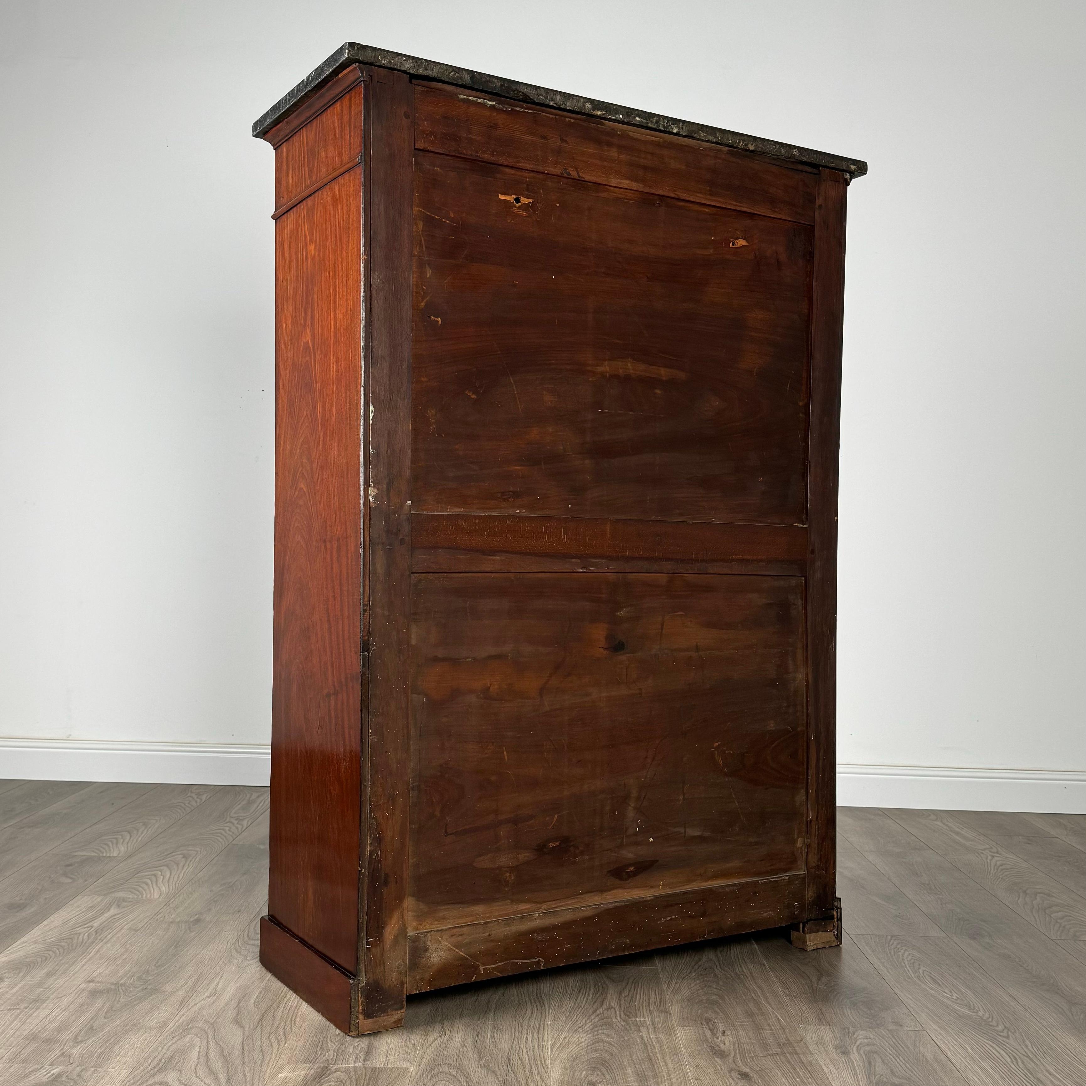 Acajou Vitrine française ancienne du 19ème siècle en acajou (REF AF-3227) en vente