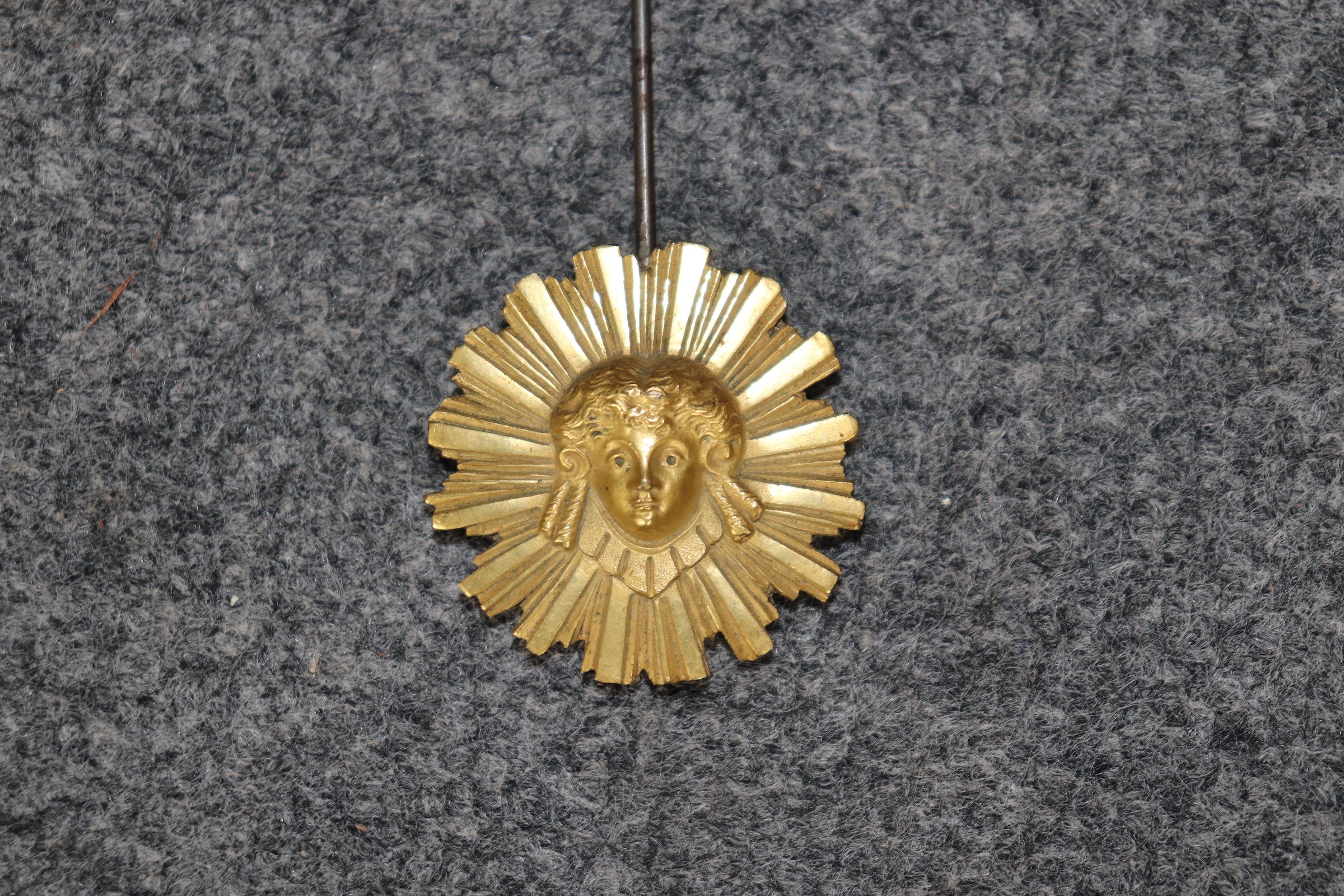 Antico orologio in stile impero francese del XIX secolo in ormù di Etienne Maxant Paris in vendita 13
