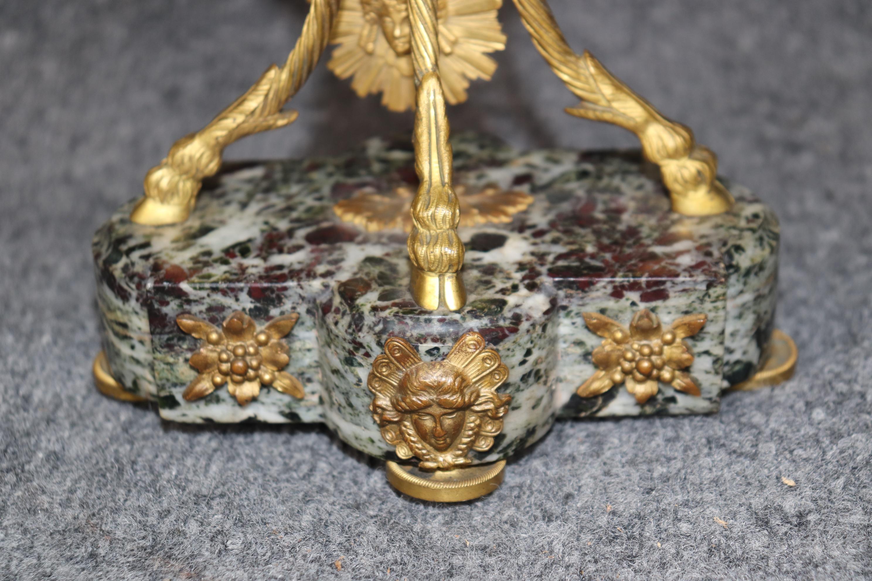 Antico orologio in stile impero francese del XIX secolo in ormù di Etienne Maxant Paris in vendita 2