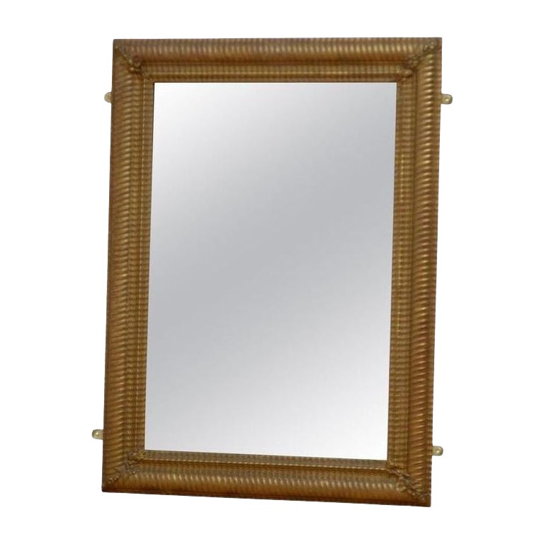 Antique 19th Century French Gilded Mirror For Sale