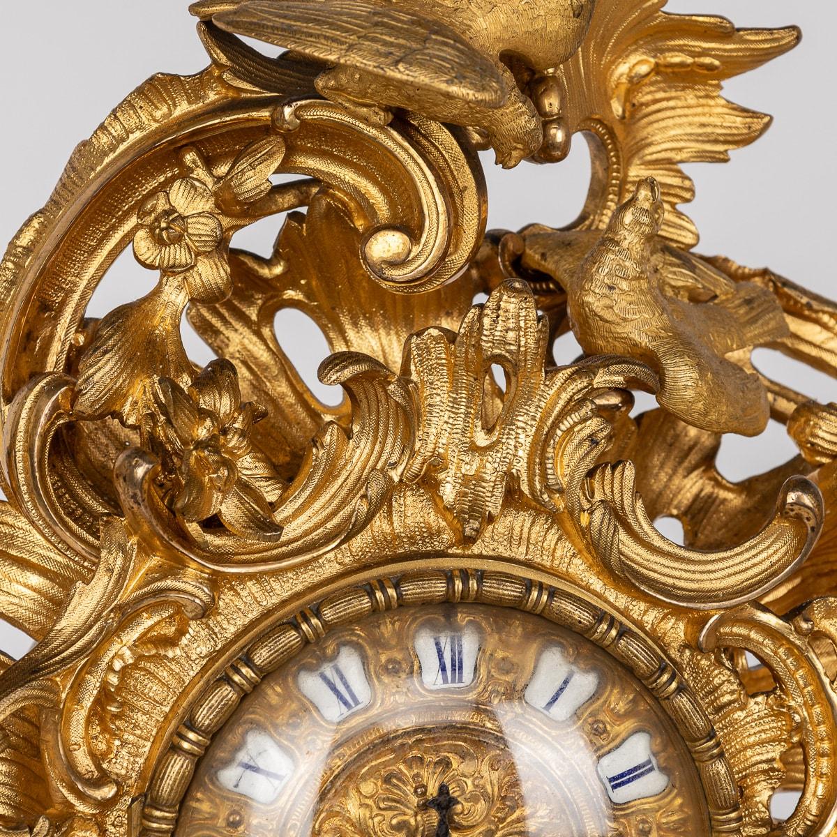 Ancienne horloge française du XIXe siècle en bronze doré, Raingo Frères, Paris c.1850 en vente 11