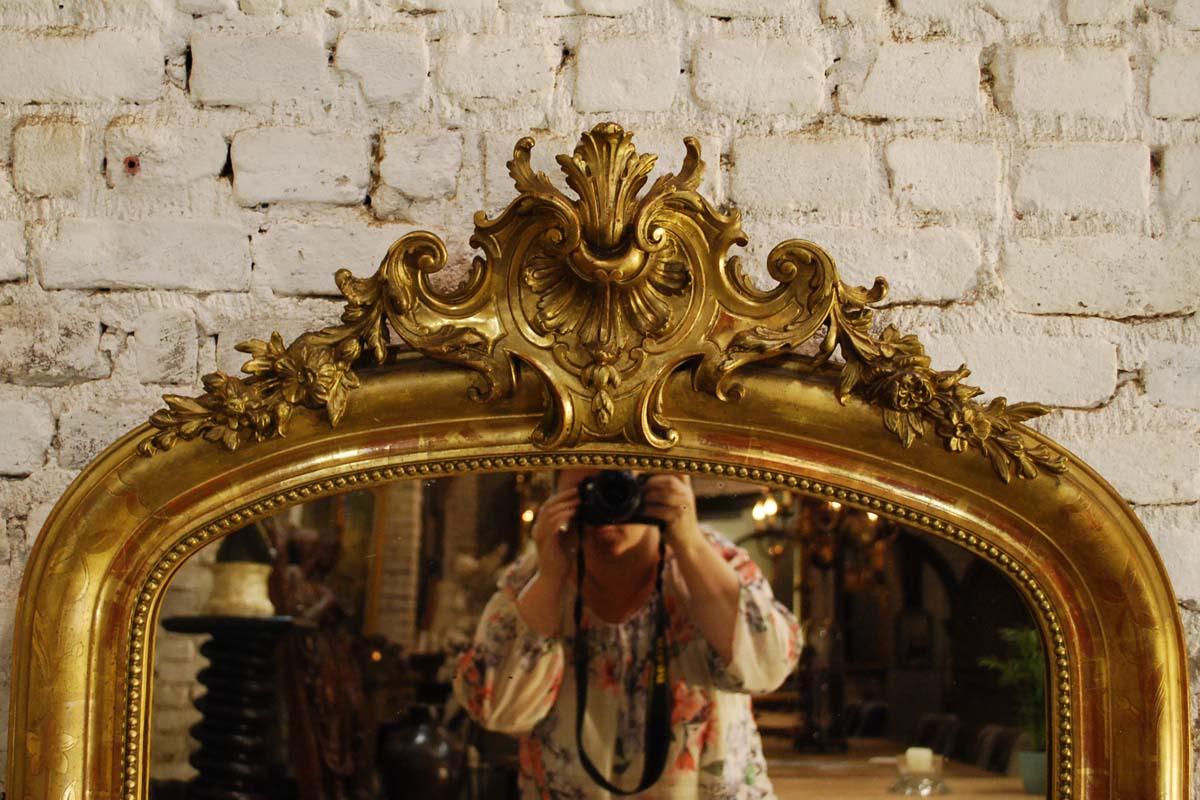 gold gilded mirror