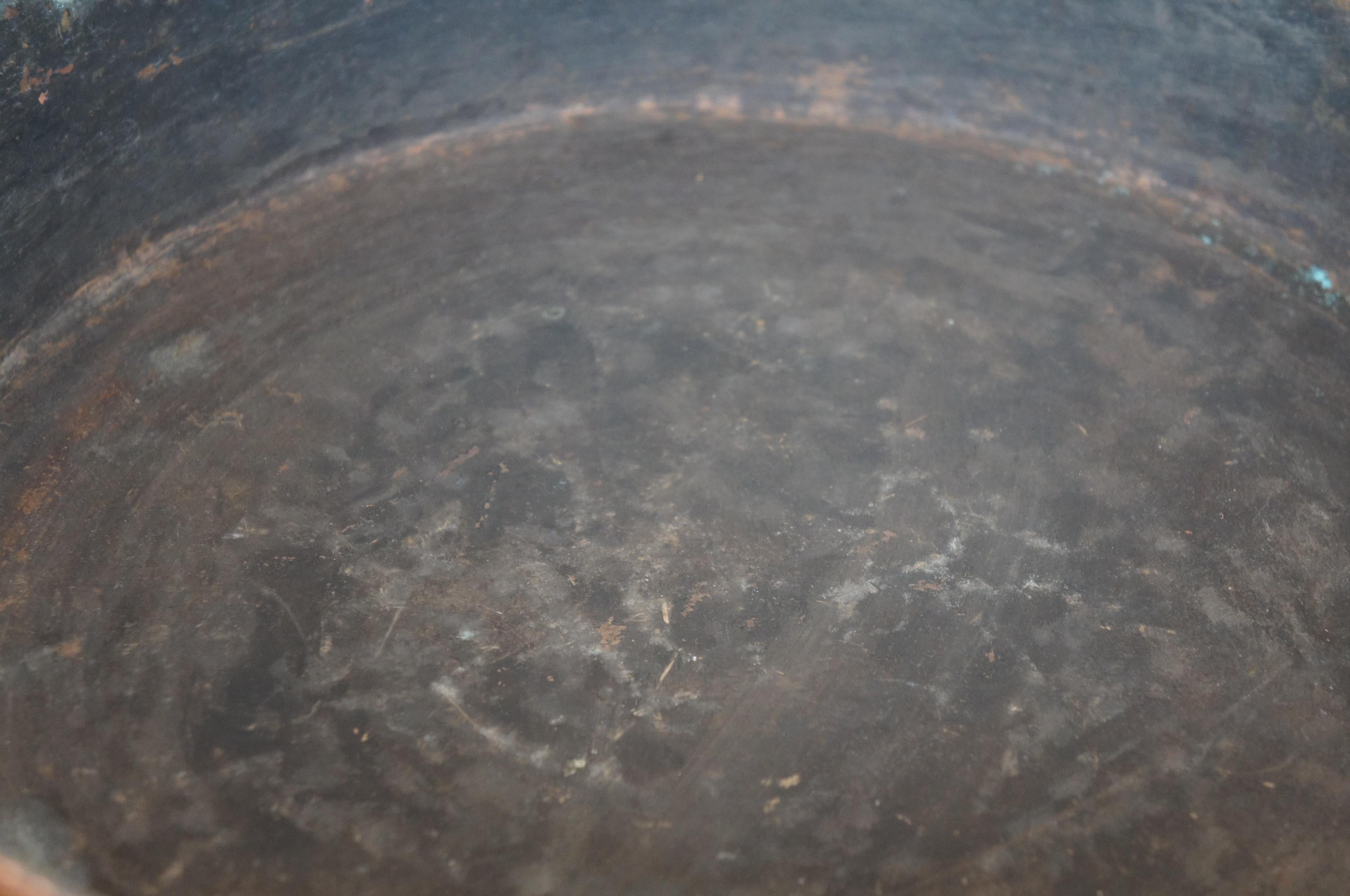 Antique 19th Century French Hammered Copper Sauce Saute Frying Pan 1
