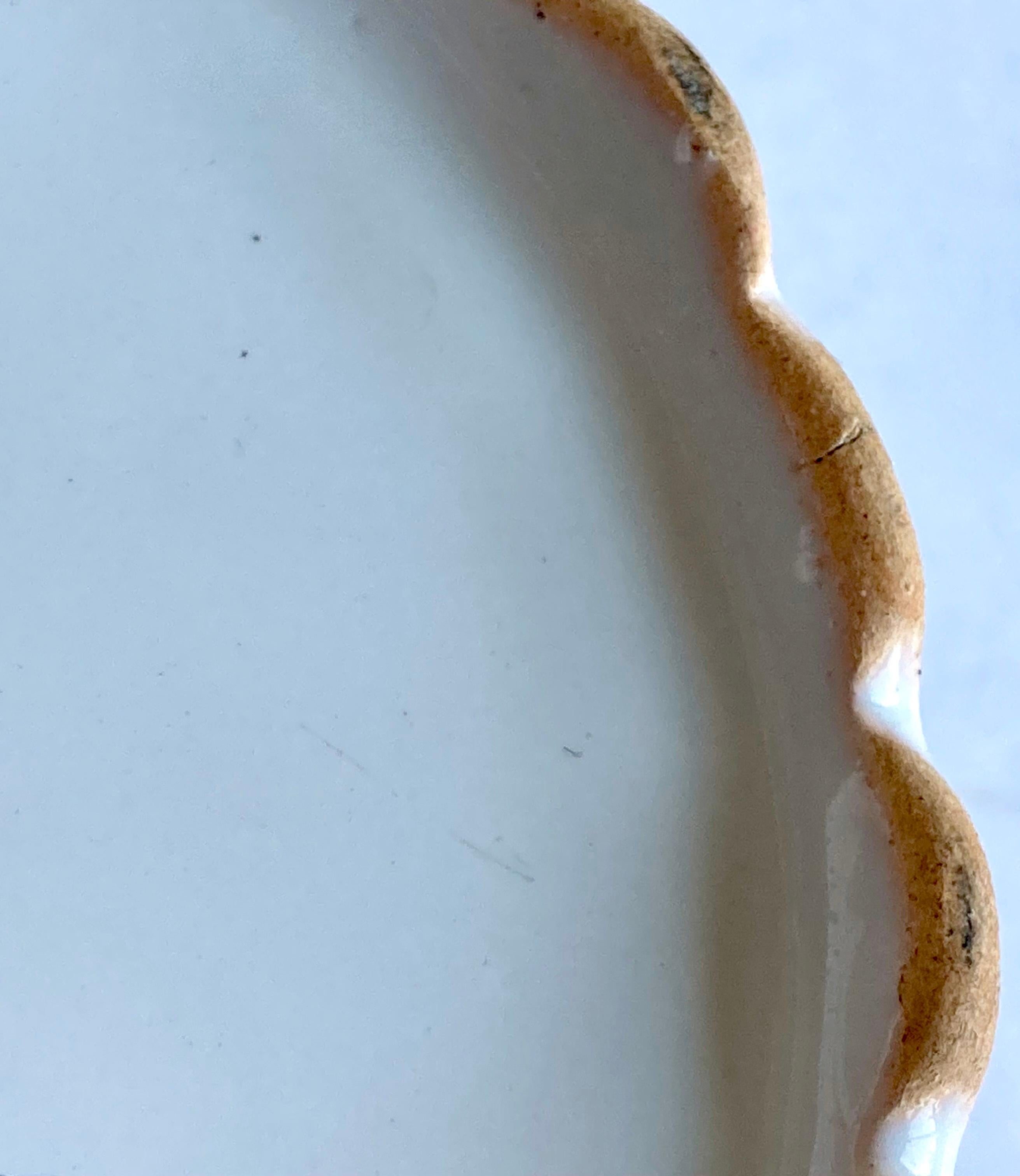 Antique French del XIX secolo, ciotola di terracotta dipinta a mano da Emile Gallé in vendita 4