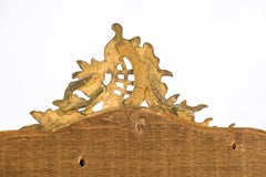 Antiker französischer Louis Quinze Gold vergoldeter Spiegel des 19. Jahrhunderts mit facettiertem Glas