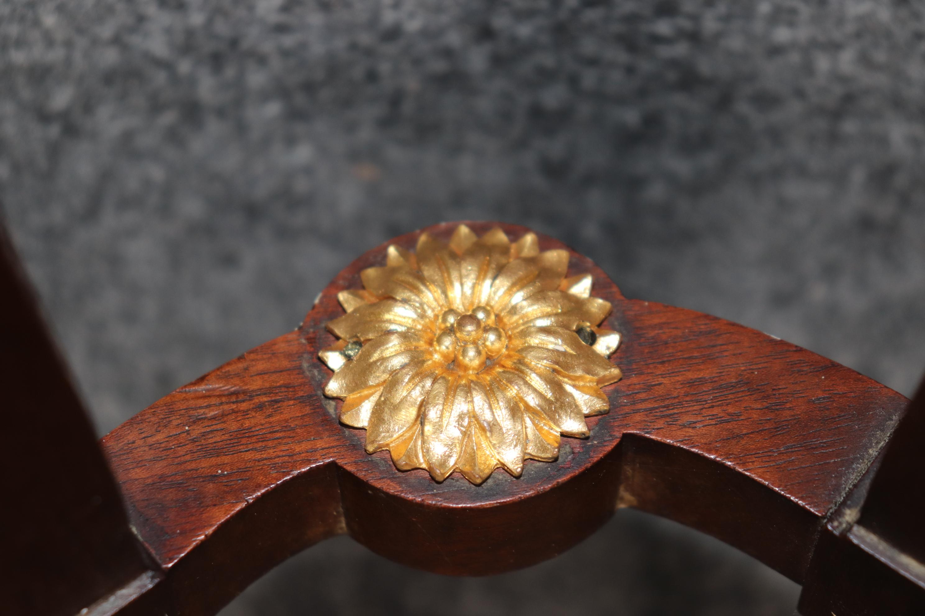 Antique 19th Century French Louis XV Style Bronze Mounted Marble Top Console 7