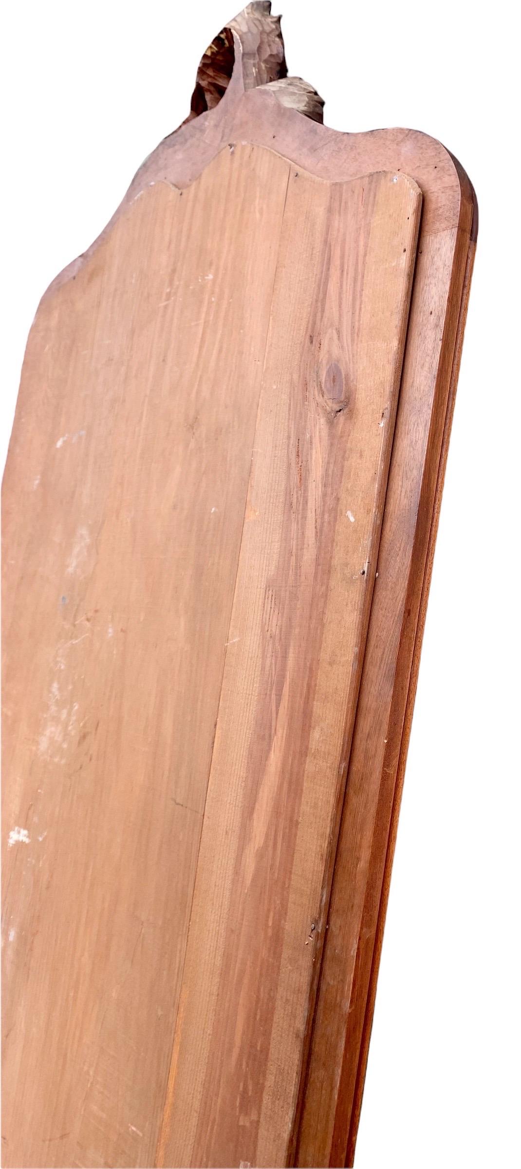 Antique French del 19° secolo, stile Luigi XV, Specchio da camino in faggio intagliato in vendita 10