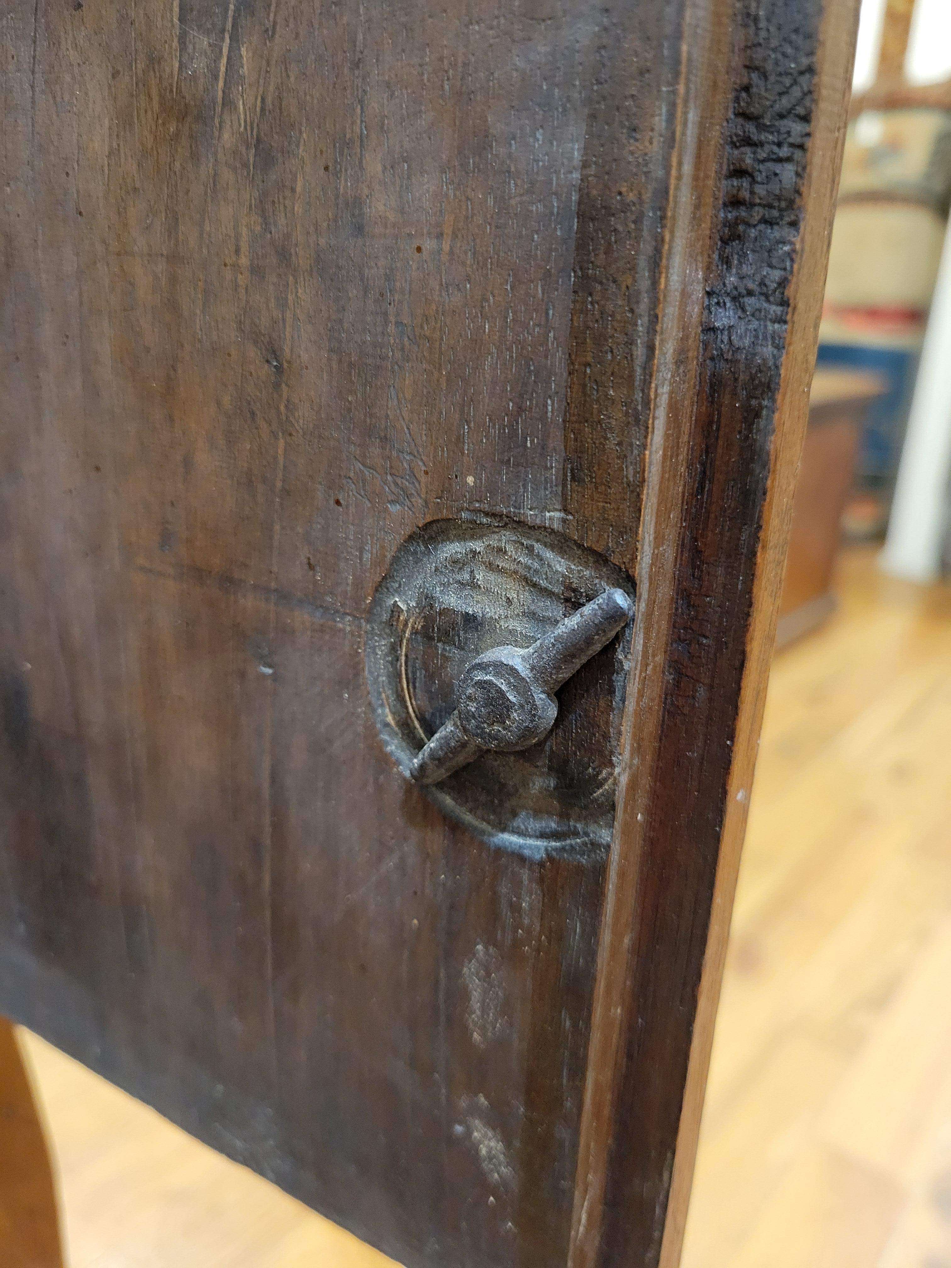 Antique 19th Century French Louis XV Style Walnut Cherry Chevet Nightstand For Sale 11
