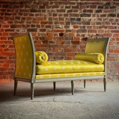 Antique 19th Century French Louis XVI Style Window Seat, France, circa 1870