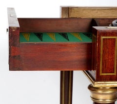 Antique 19th Century French Mahogany Games Roulette Table