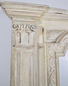 Antique French del XIX secolo, specchio di vetro al mercurio