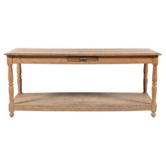 Antique 19th Century French Oak Drapers Table