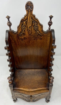 Antique 19th Century French Provincial Salt Box