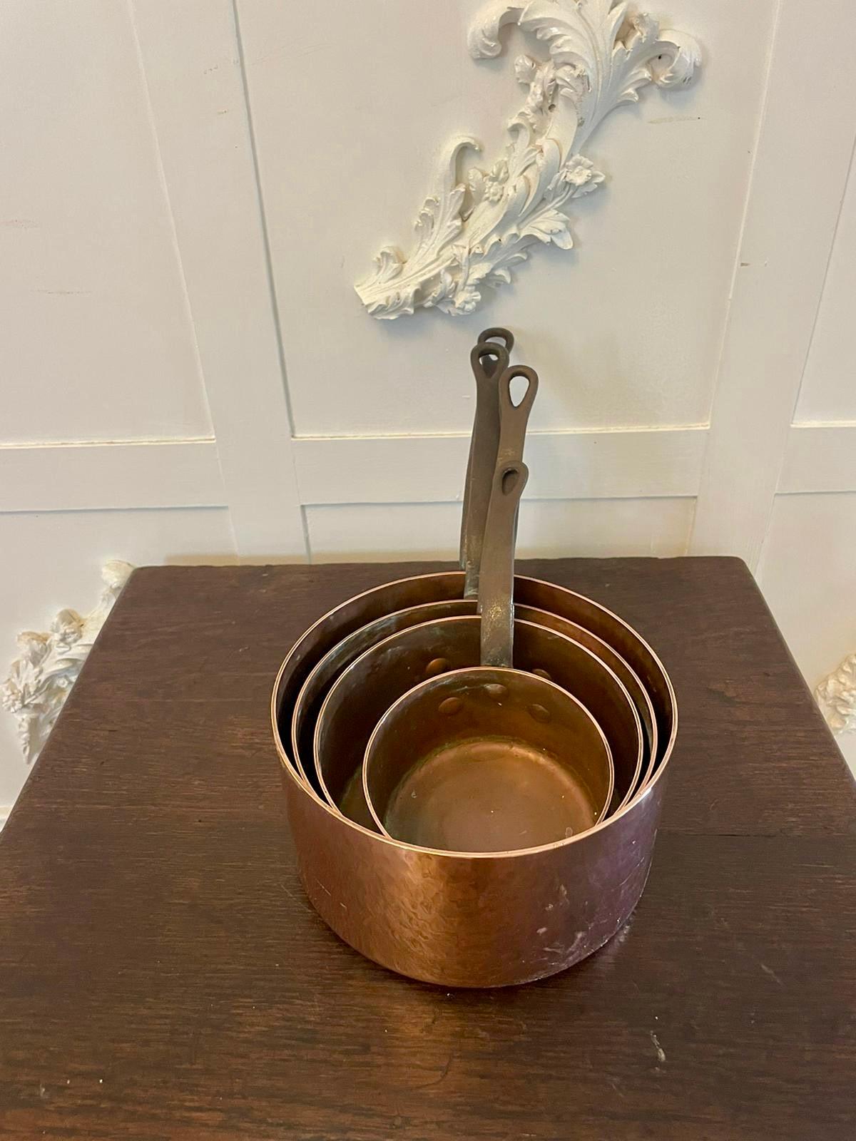 Cuivre Ensemble français ancien du 19ème siècle en vente