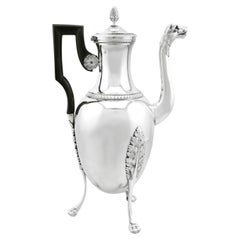 Antique 19th Century French Silver Coffee Pot
