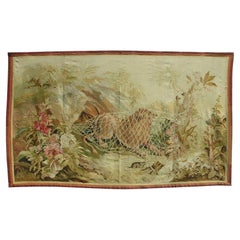Antique 19th Century French Tapestry 4'8" X 7'9"