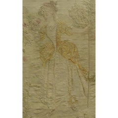 Antique 19th Century French Tapestry 4'9" X 2'3"
