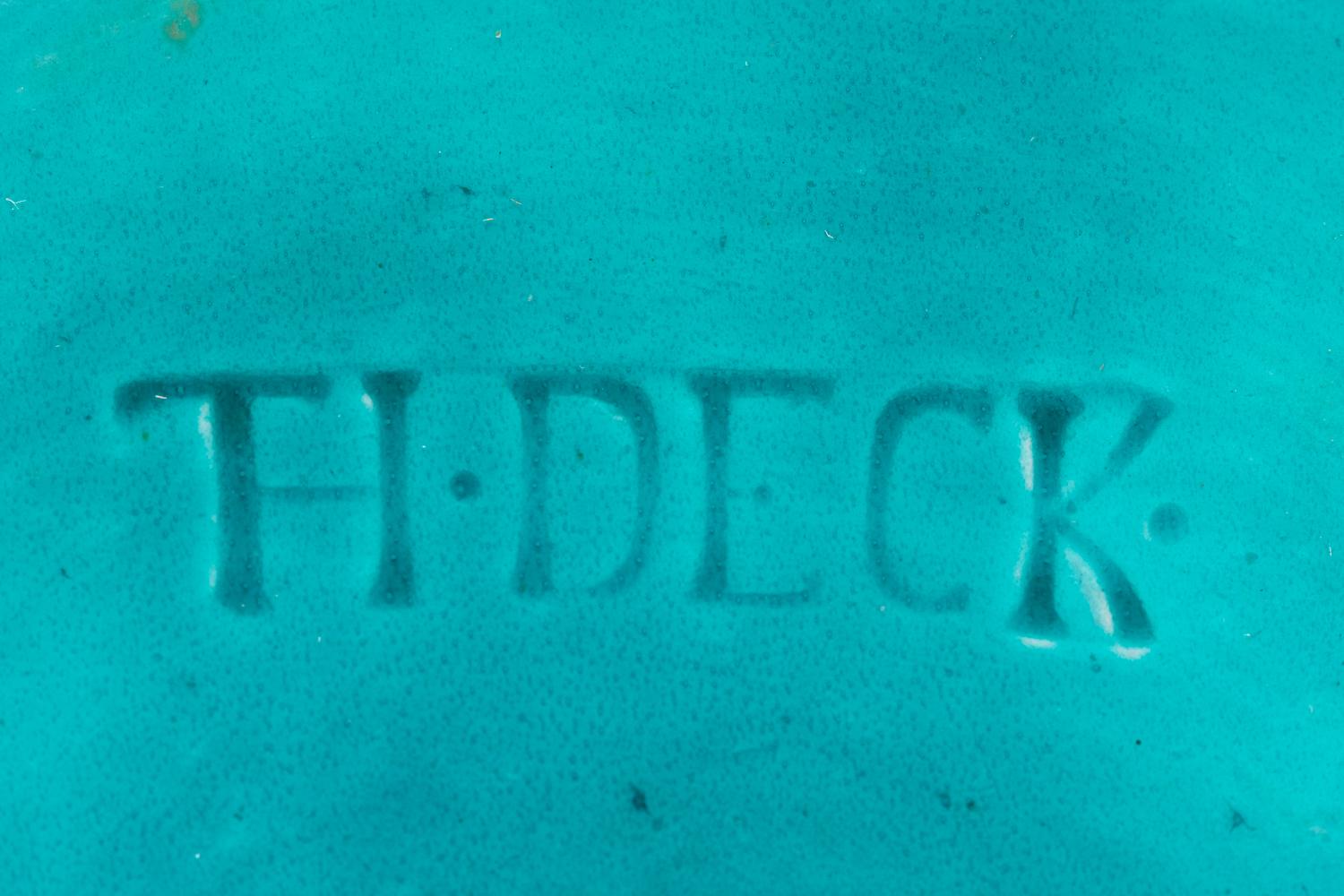 Vase bleu Theodore Deck, 19ème siècle 2