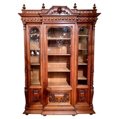 Antique 19th Century French Walnut Cabinet.
