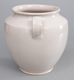 Antique 19th Century French White Glazed Confit Pot