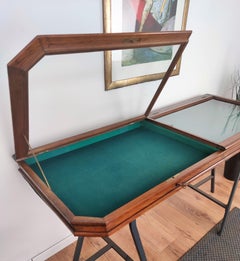 Antique 19th Century French Wooden Table-Top Store Display Cabinet Case