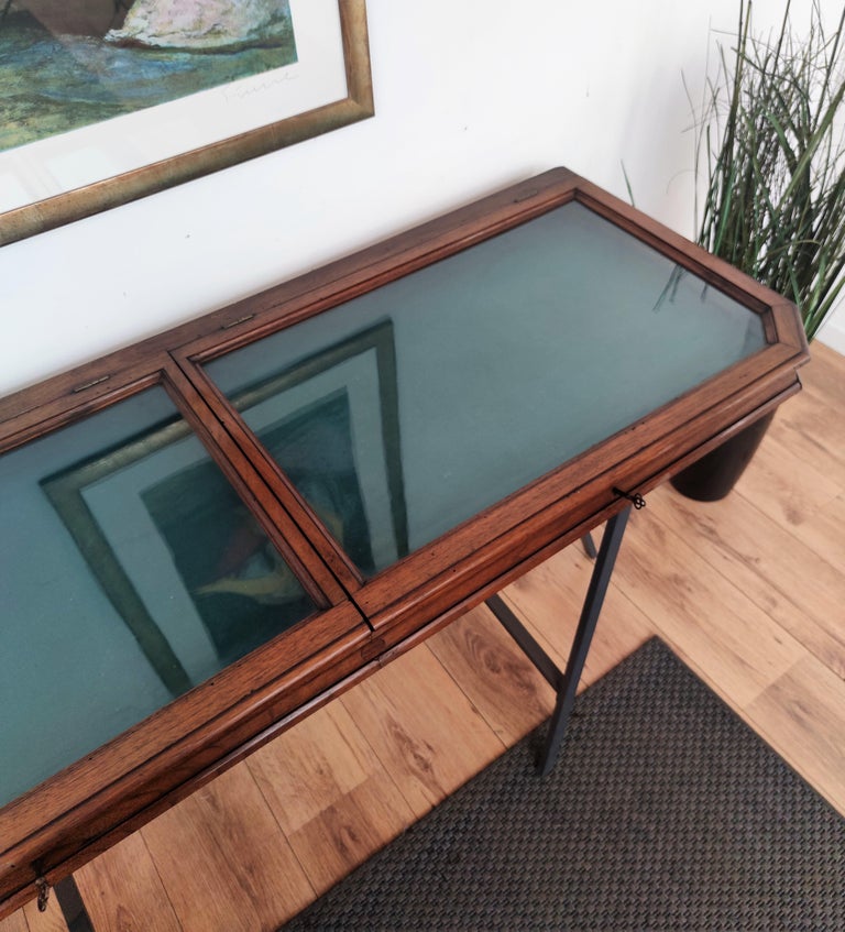 Antique 19th Century French Wooden TableTop Store Display Case at 1stDibs