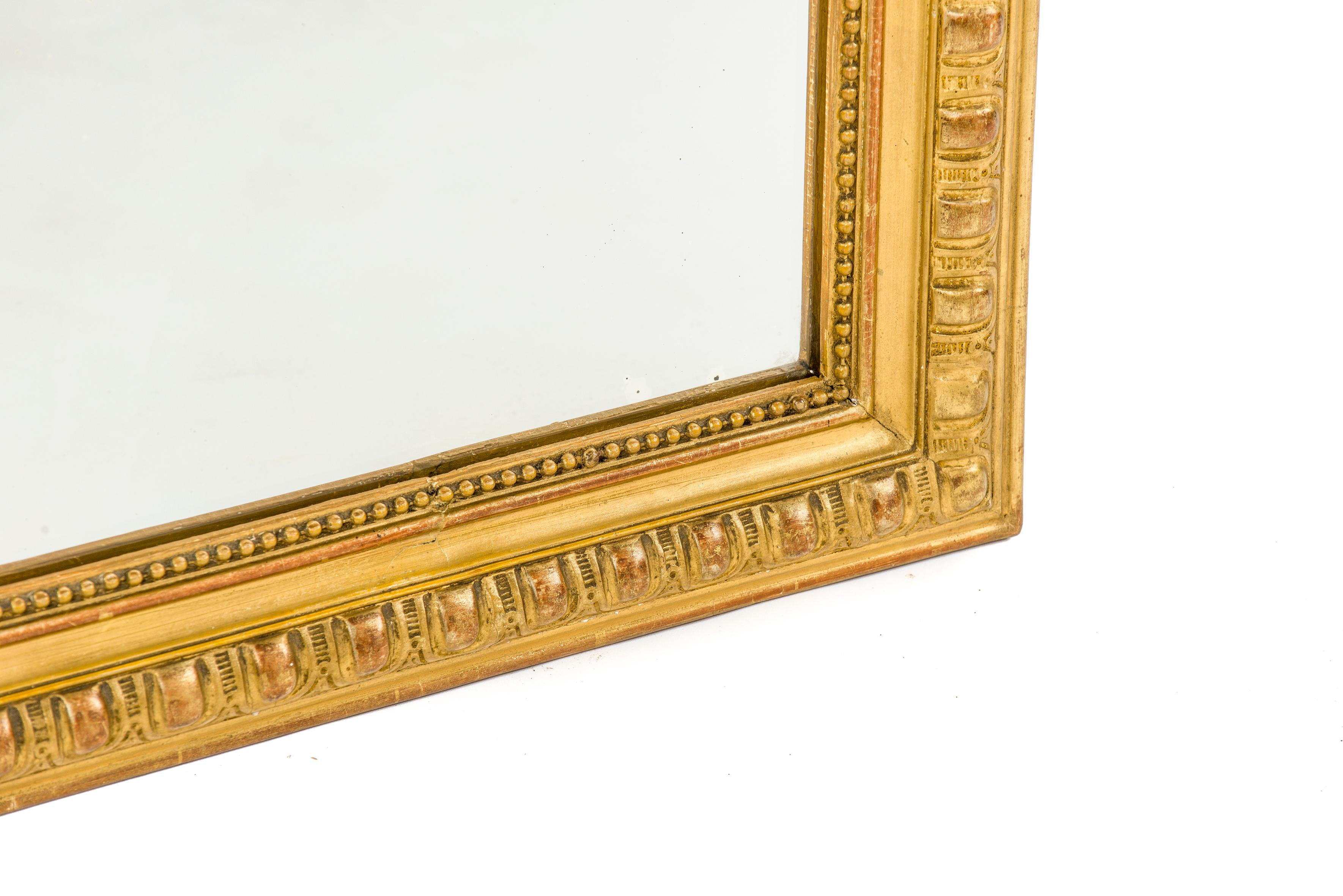 antique gold gilt mirror