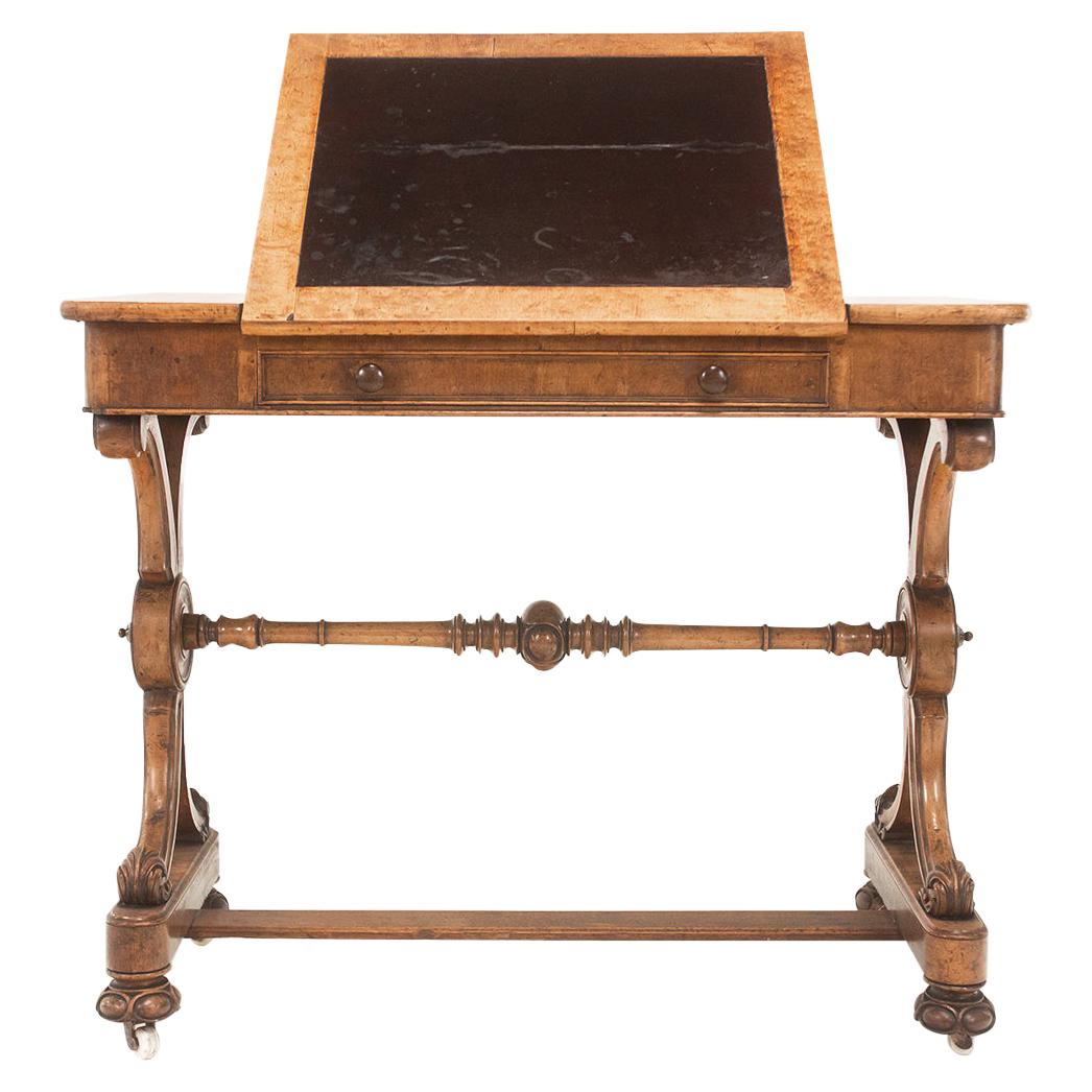 Antique 19th Century Georgian Architects Writing Desk