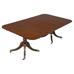Antique 19th Century Georgian Mahogany Extending Dining Table