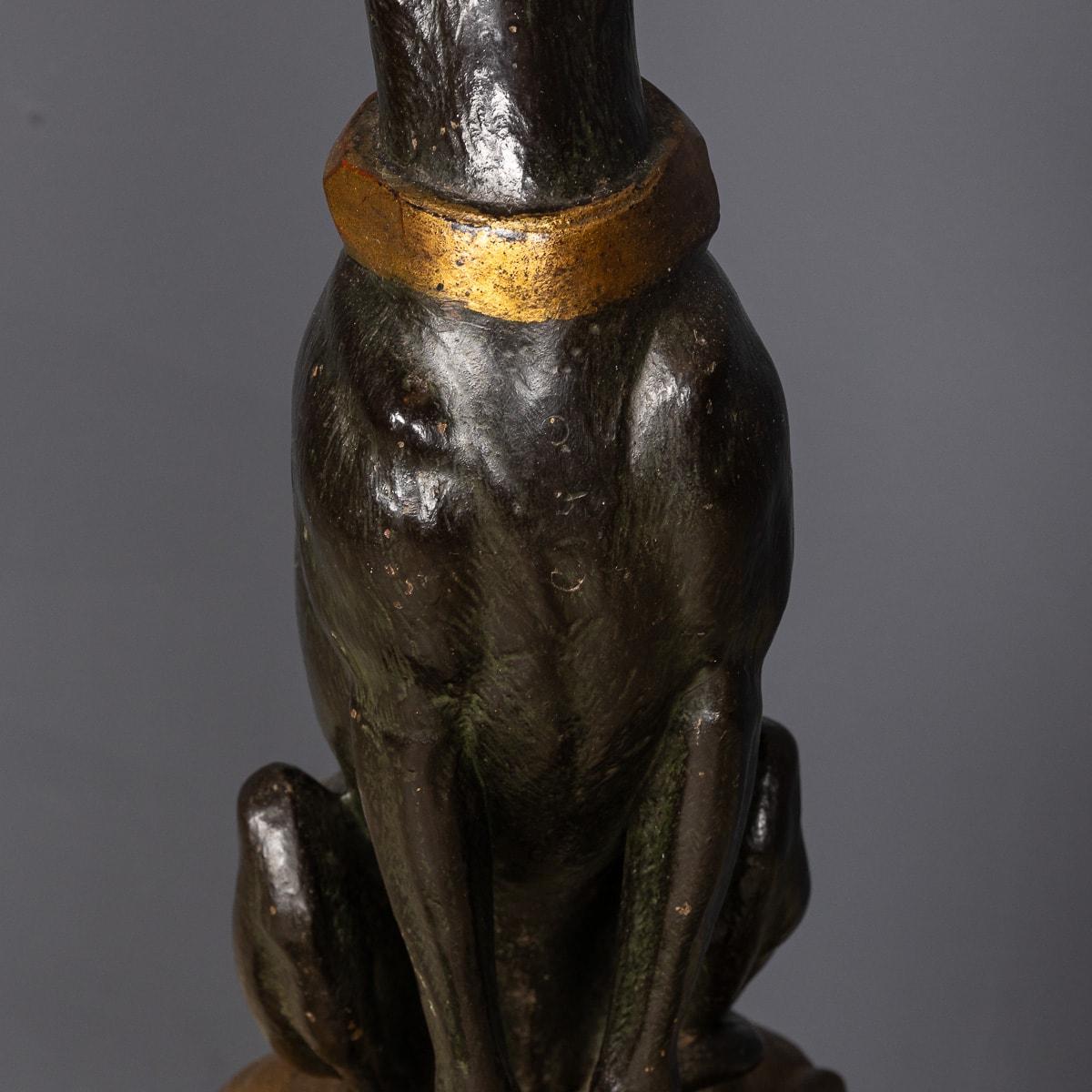 A.I.C C Ancienne canne à chien en bronze peint de style géorgien du 19e siècle, c.1830 en vente 11