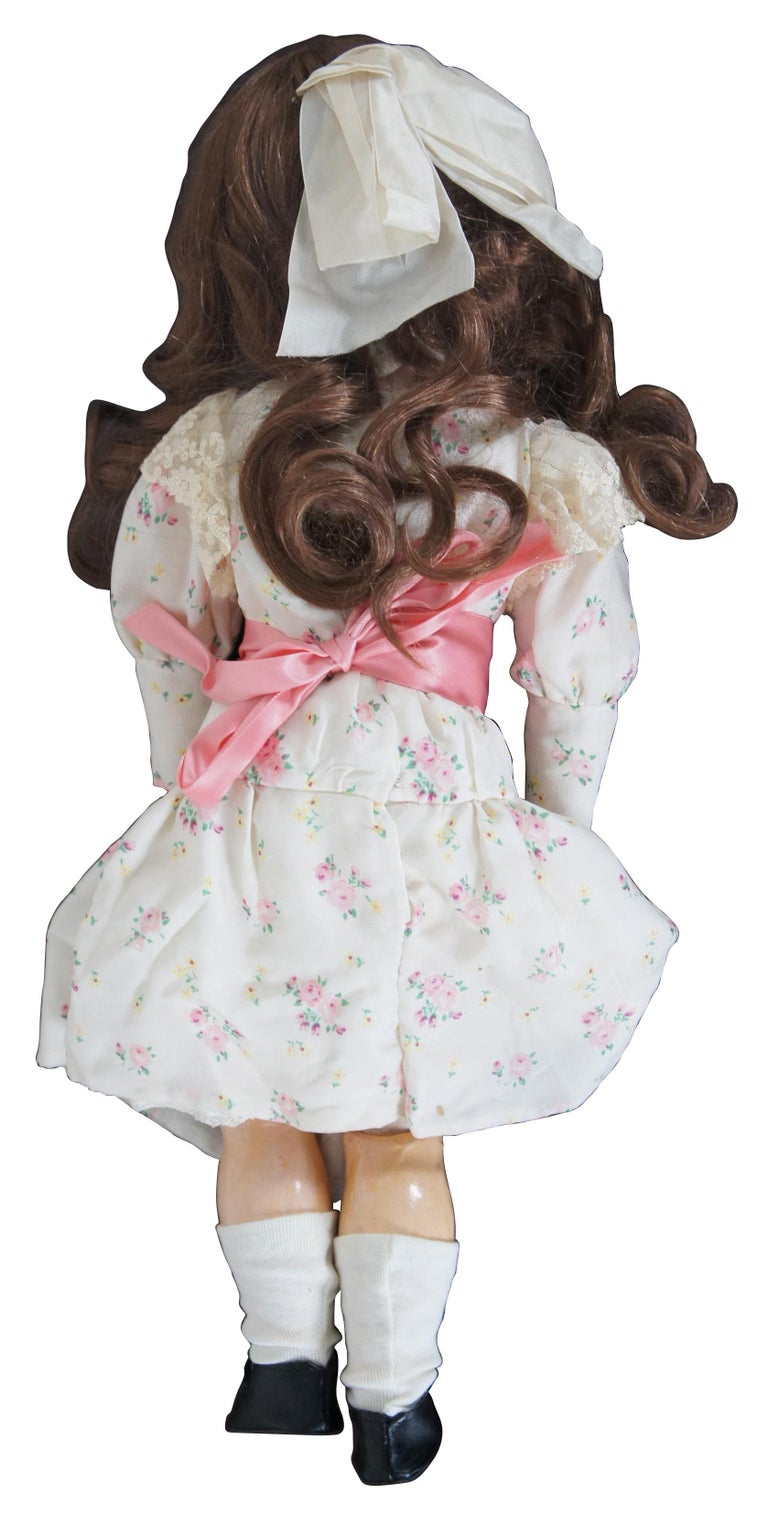 Victorian Antique 19th Century German CM Bergmann Bisque Composite Doll Sleep Eyes For Sale