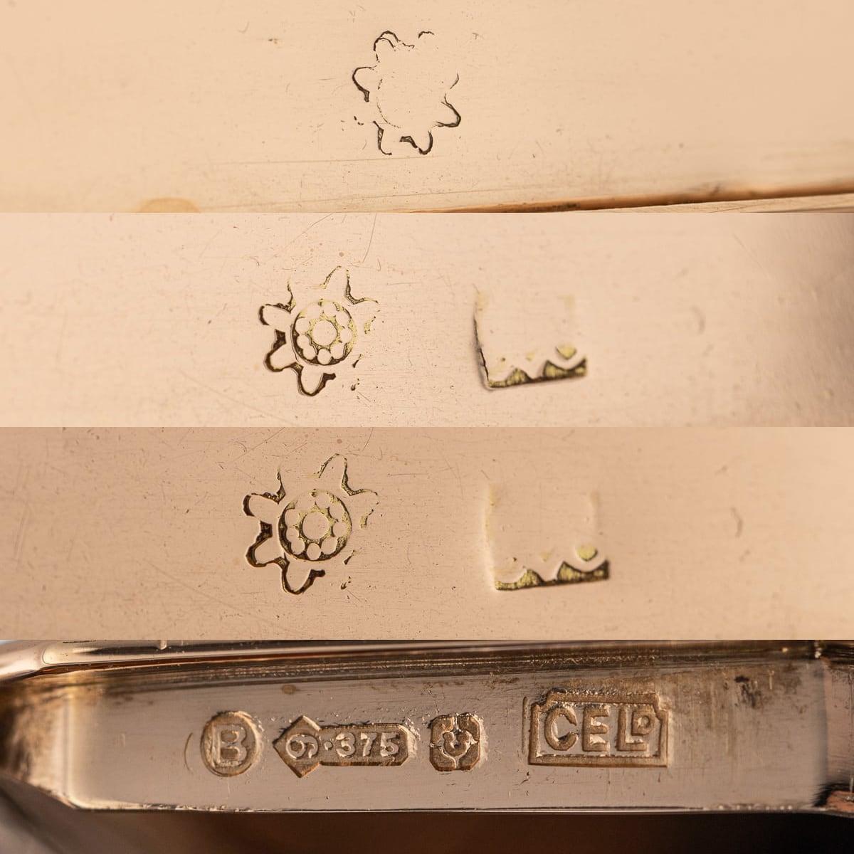 Tabatière allemande ancienne du 19ème siècle en or et émail, Freres Jordan, Hanau c.1800 en vente 9