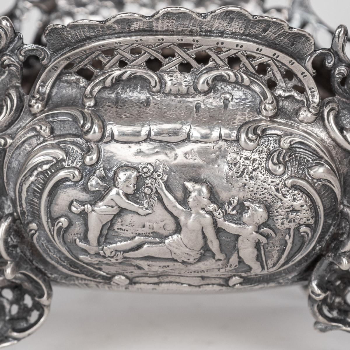 Antique 19th Century German Solid Silver Bowls, Georg Roth, Hanau c.1890 For Sale 3
