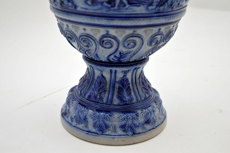 Antique 19th Century German Westerwald Stoneware Ewer For Sale at 1stDibs