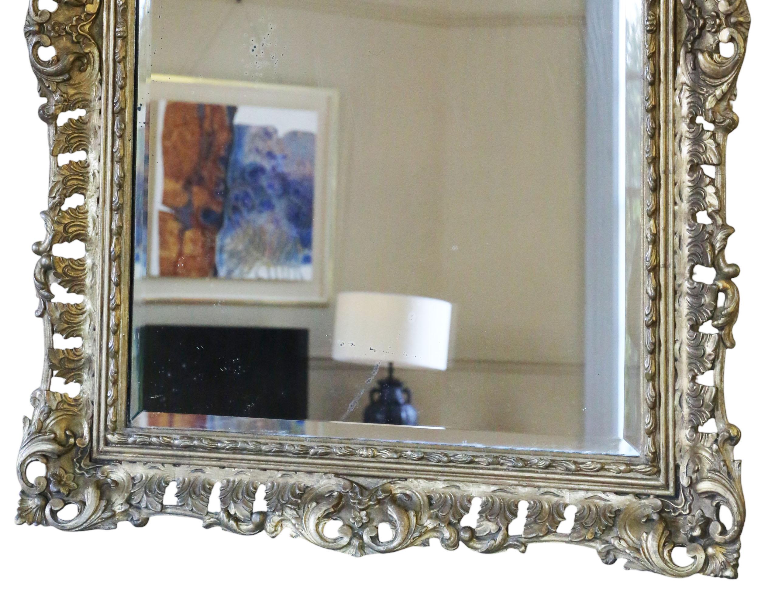 Antique Mirror da parete dorato del XIX secolo - Qualità pregiata in vendita 1