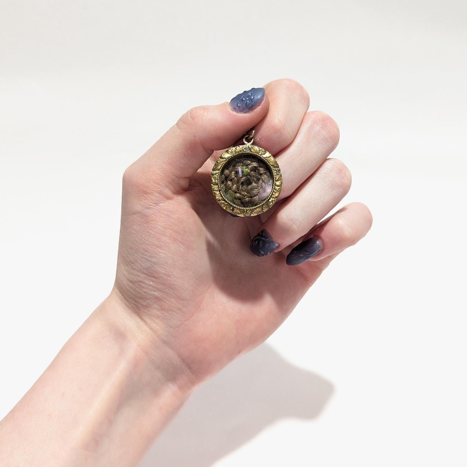 hair lockets for mourning