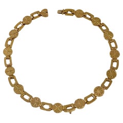 Collier ancien en or du 19ème siècle Anglais Circa 1860