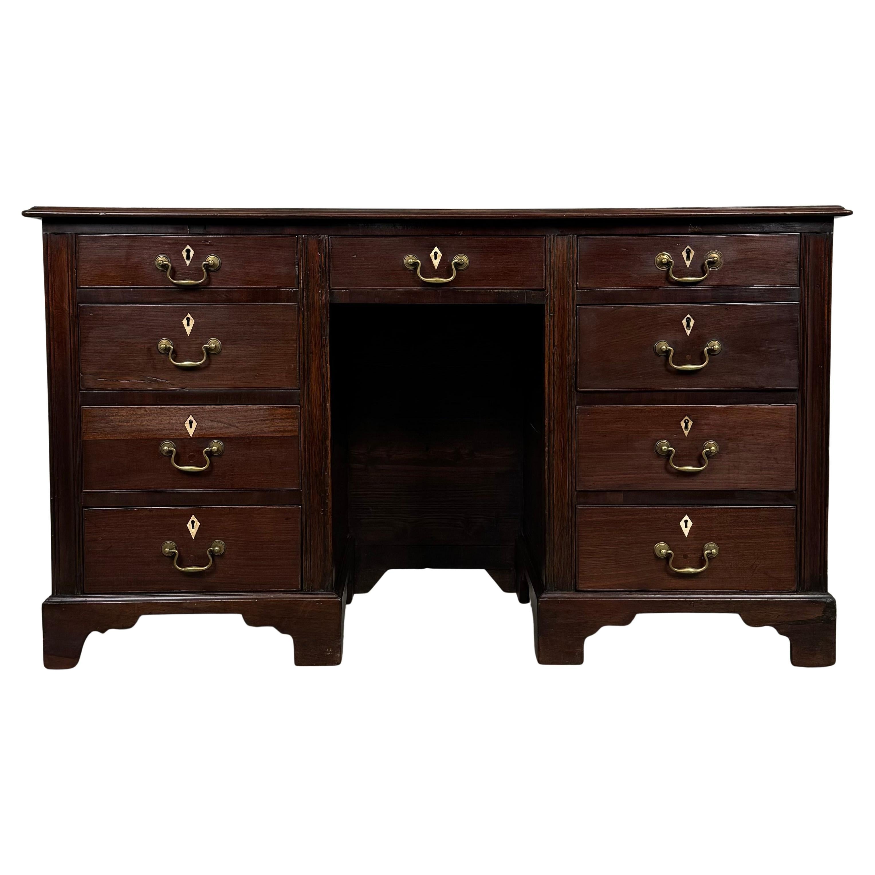 Antique 19th Century Good Quality Desk In Mahogany ( REF AF-3734 )