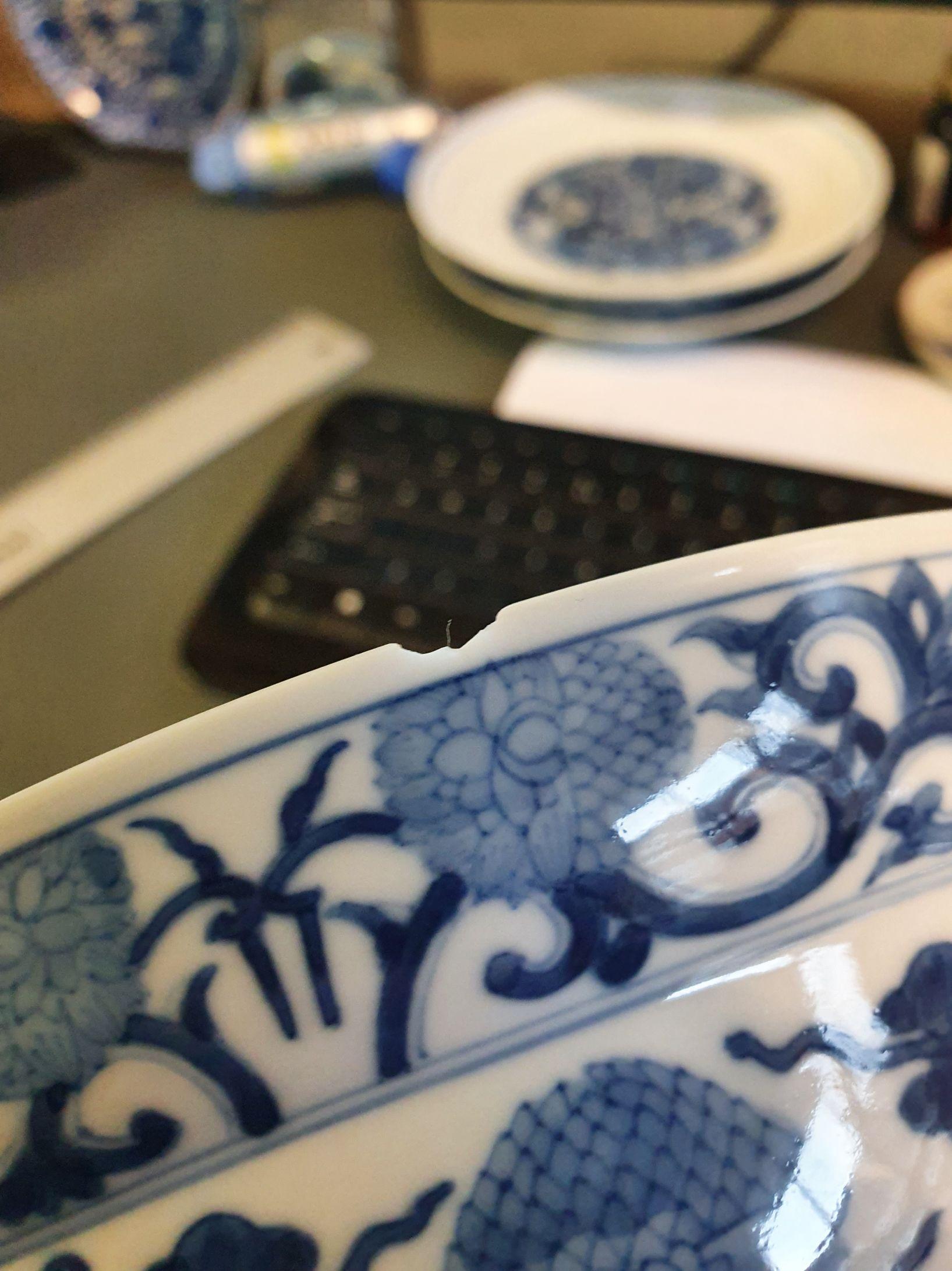 Antike chinesische Porzellanschalen aus der Guangxu-Periode des 19. Jahrhunderts, SE Asiatischer Markt im Angebot 8