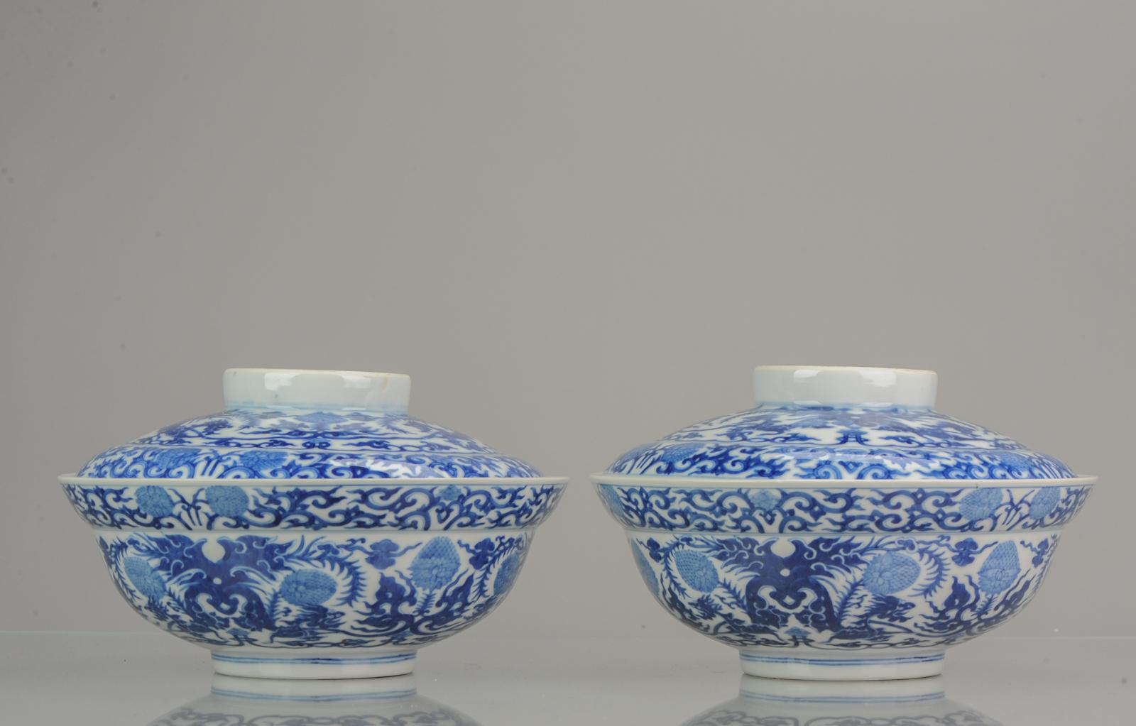 Antique 19th Century Guangxu Period Chinese Porcelain Bowls SE Asian Market For Sale 10