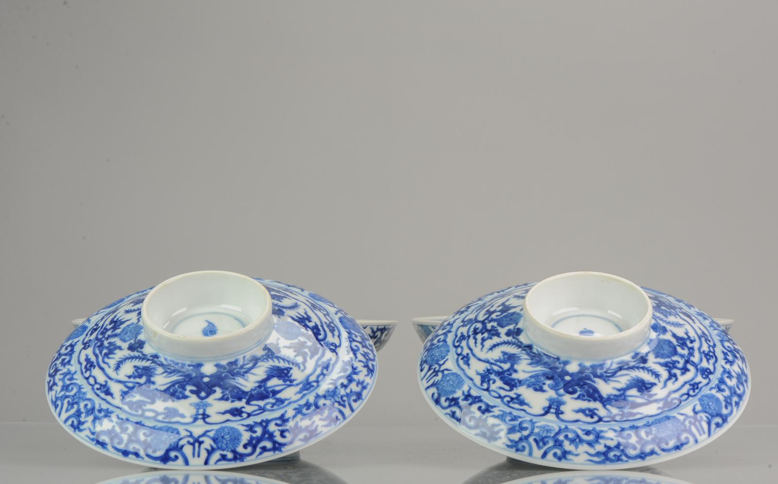 Antique 19th Century Guangxu Period Chinese Porcelain Bowls SE Asian Market For Sale 11