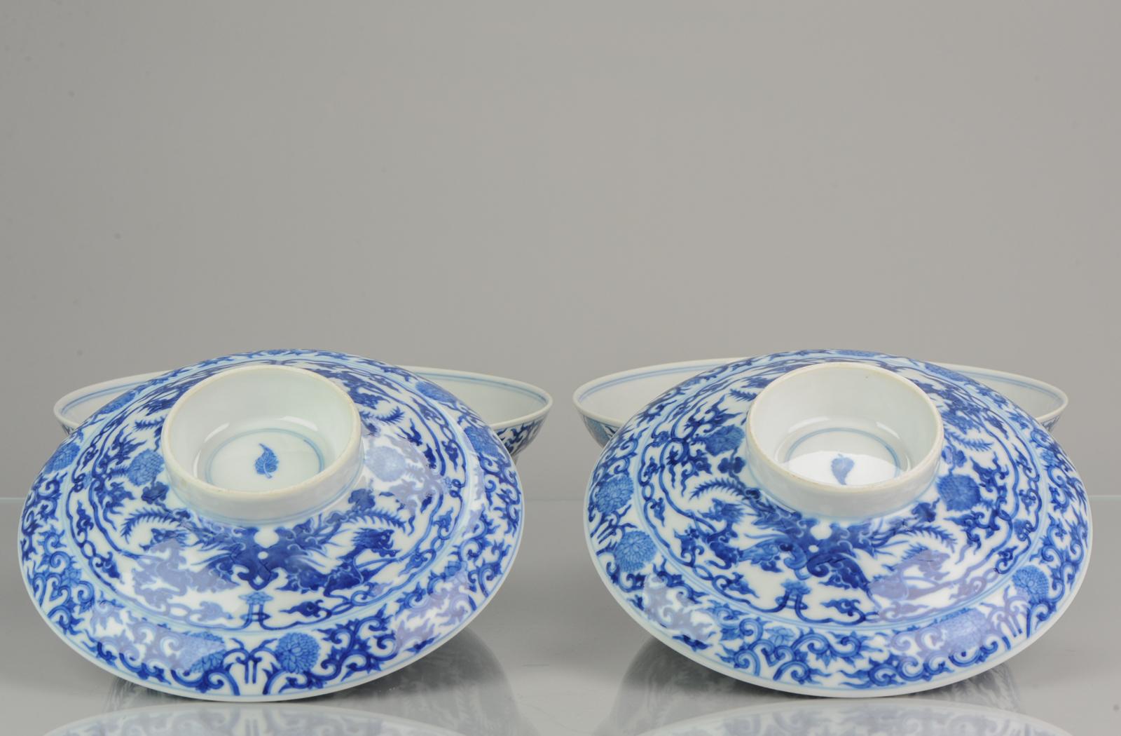 Antique 19th Century Guangxu Period Chinese Porcelain Bowls SE Asian Market For Sale 13