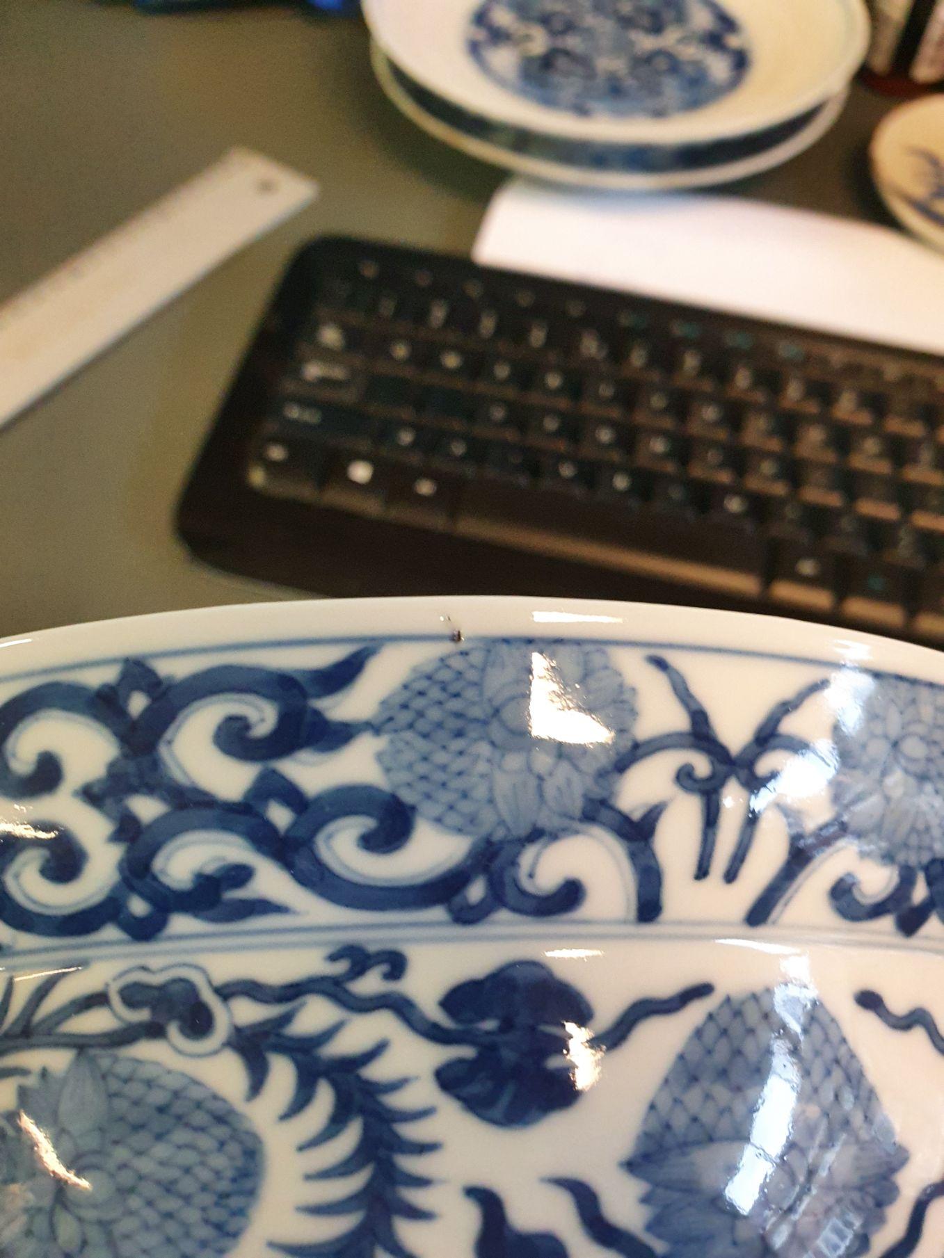Antique 19th Century Guangxu Period Chinese Porcelain Bowls SE Asian Market For Sale 2